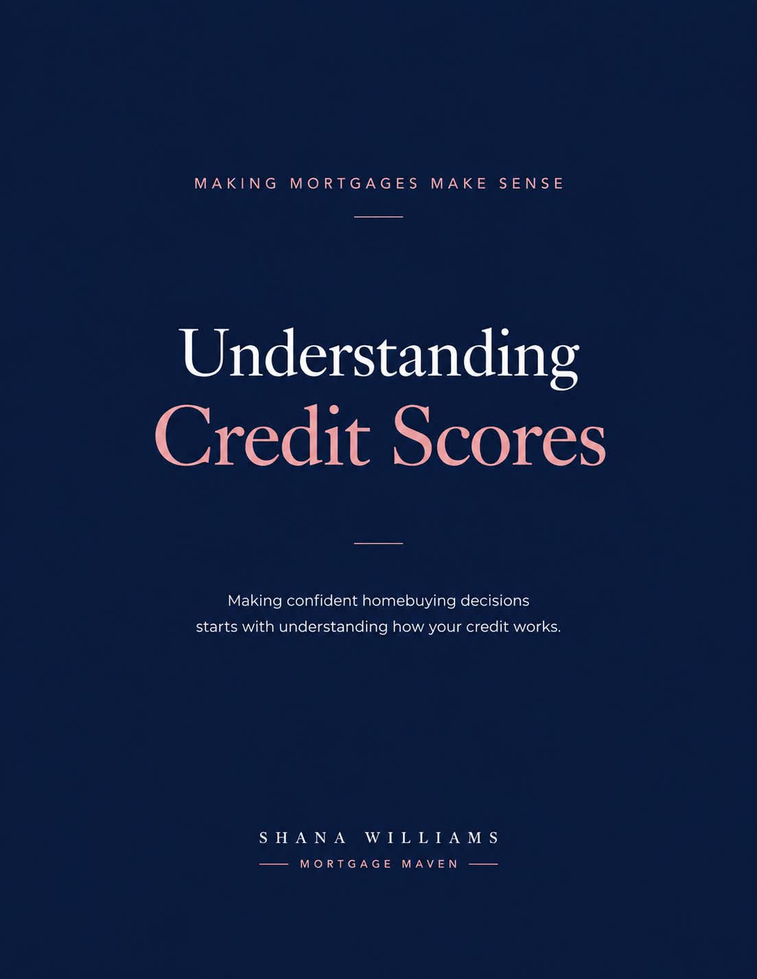 Cover of the Understanding Credit Scores education guide